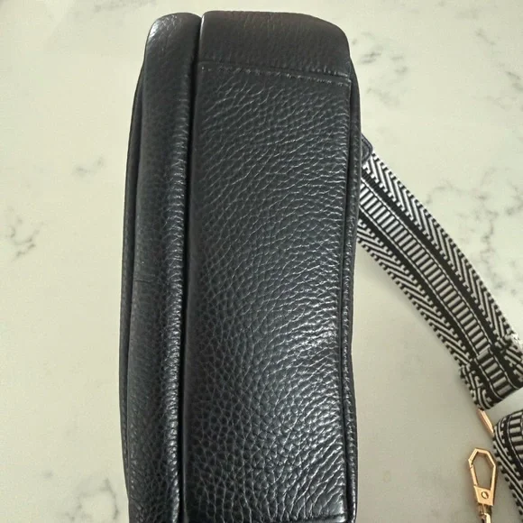 POM POM LONDON Black Mayfair  Crossbody Bag - Picture 4 of 11